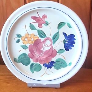 1940s Red Wing Pottery Orleans Pattern Dinner Plate